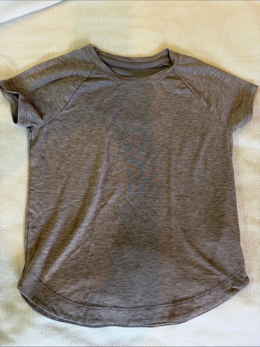 Kids Short-Sleeve Gray Active Tee